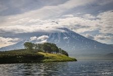 Остров Бианки и Кроноцкая сопка Остров Бианки и Кроноцкая сопка