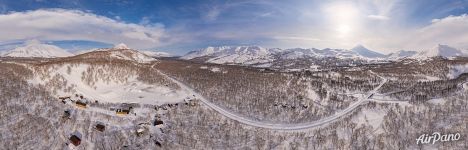 «Снежная Долина» с высоты птичьего полета