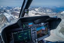 В вертолете над Альпами