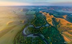 Большое Чураево. Граница заповедника