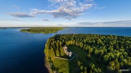 Ильинский Водлозерский погост на закате