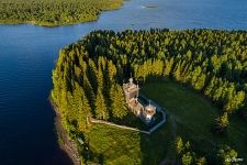 Ильинский Водлозерский погост на закате