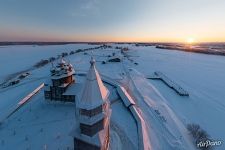 Кижский погост зимой