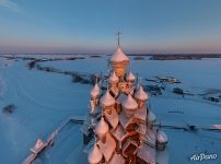 Церковь Преображения Господня зимой Церковь Преображения Господня зимой