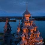 Церковь Преображения Господня на рассвете Церковь Преображения Господня на рассвете