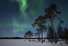 Северное сияние на Кольском полуострове Северное сияние на Кольском полуострове