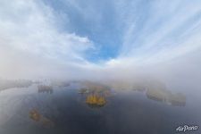 Туман над Онежским озером