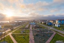 Центр Южно-Курильска