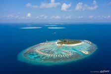 Курорты Мальдив с высоты