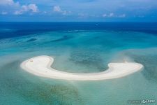Белый песок Мальдив