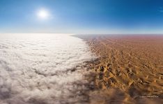 Туман над пустыней Намиб