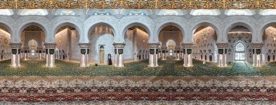 Интерьер мечети шейха Зайда. Абу-Даби, ОАЭ