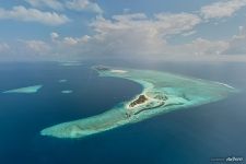 над атоллом Kaafu Atoll 3 над атоллом Kaafu Atoll 3
