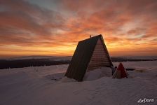Закат в горном лагере Вологодская грань 4