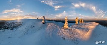 Утренняя панорама Маньпупунер Утренняя панорама Маньпупунер