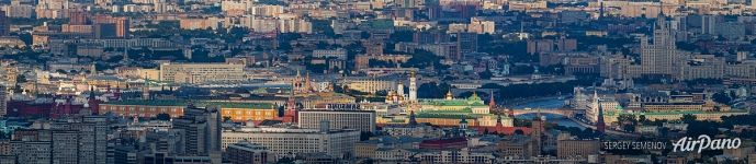 Гигапанорама Москвы (28763x6245 px)