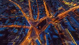 Taganka Square in the night