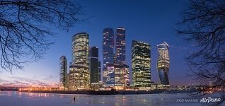 Ночная панорама «Москва-Сити» Ночная панорама «Москва-Сити»