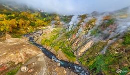 Осенние краски в Долине гейзеров Осенние краски в Долине гейзеров