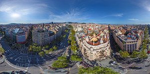 Барселона, Испания. Дом-Каса Мила, Антонио Гауди Барселона, Испания. Дом-Каса Мила, Антонио Гауди