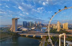 Вид на отель «Марина Бэй Сэндс», Сингапур