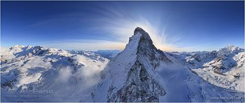 Швейцария, Маттерхорн, панорама Альп