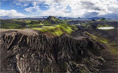 Исландия, озеро Торфаватн и гора Сторасула