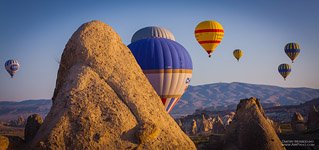 Balloons above Cappadocia #1