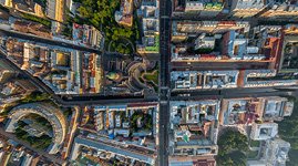 Above the Kazan Cathedral