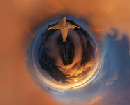 Статуя Христа на горе Корковадо. Планета