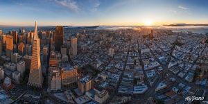 Transamerica Pyramid. The tallest skyscraper in San Francisco