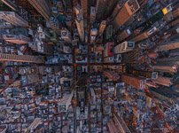 Сан-Франциско, вид вниз Сан-Франциско, вид вниз