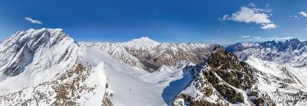 Панорама Эльбруса и гор Центрального Кавказа №17
