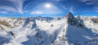 Панорама Эльбруса и гор Центрального Кавказа №20