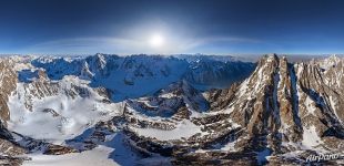 Панорама Эльбруса и гор Центрального Кавказа №27