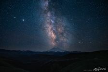 Stars over Elbrus