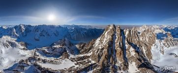 Панорама Эльбруса и гор Центрального Кавказа №26