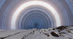 Звездное небо над Эльбрусом №10