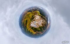 Западное термальное поле с высоты 150 метров. Планета Западное термальное поле с высоты 150 метров. Планета