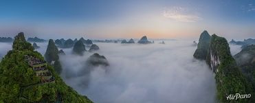 Observation deck in Guilin