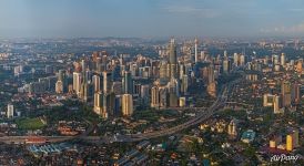 Городской пейзаж Куала-Лумпура