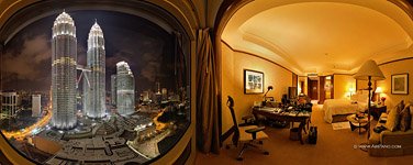 Башни Петронас и отель Mandarin Oriental