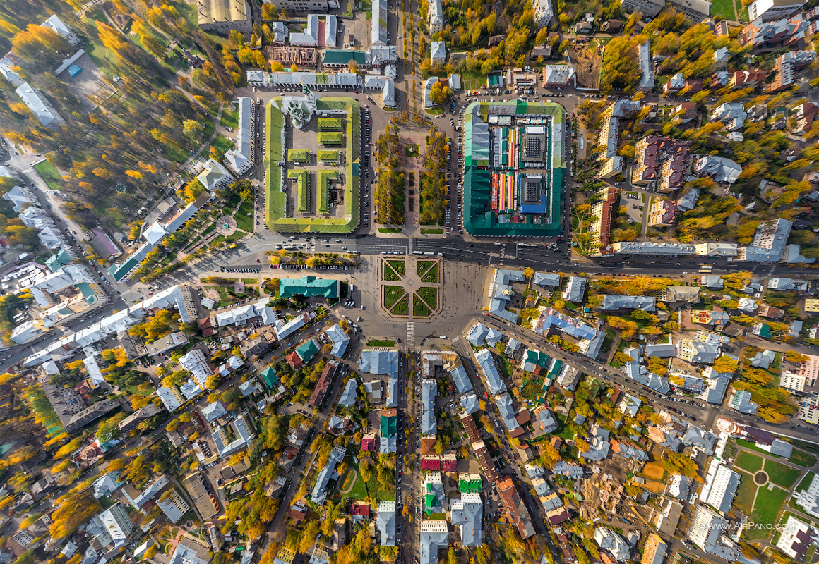 Как выглядит город сверху