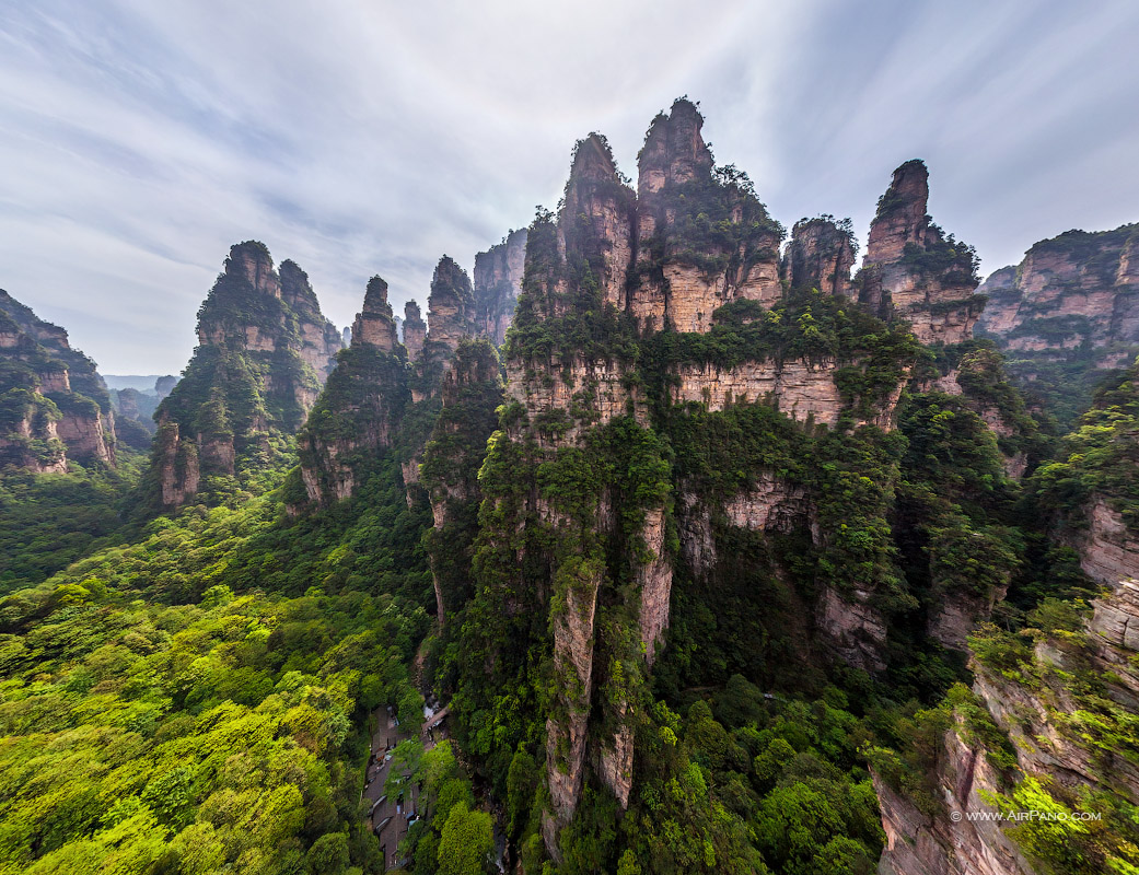 Национальном парке чжанцзяцзе в китае
