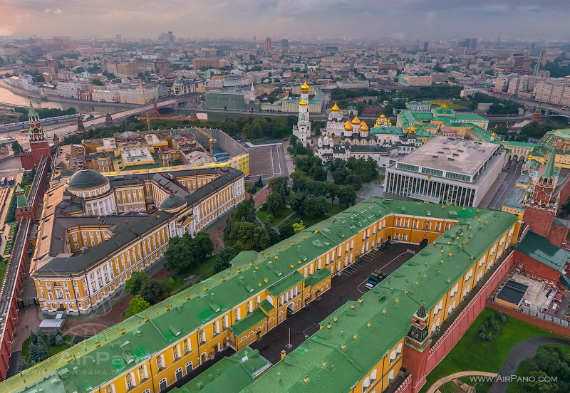 Кремль москва с высоты птичьего полета