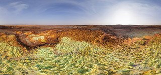 Вулкан Даллол, фумаролы Вулкан Даллол, фумаролы