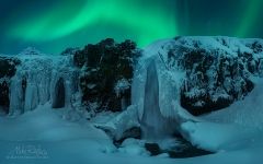 Водопад Киркюфельфосс Водопад Киркюфельфосс
