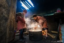 В монастыре Тханби Лхакхнаг