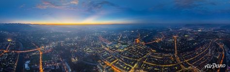 Панорама ночного Берна Панорама ночного Берна