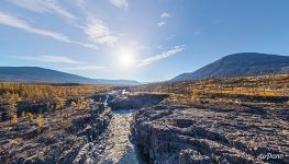 У водопада на реке Дулисмар У водопада на реке Дулисмар